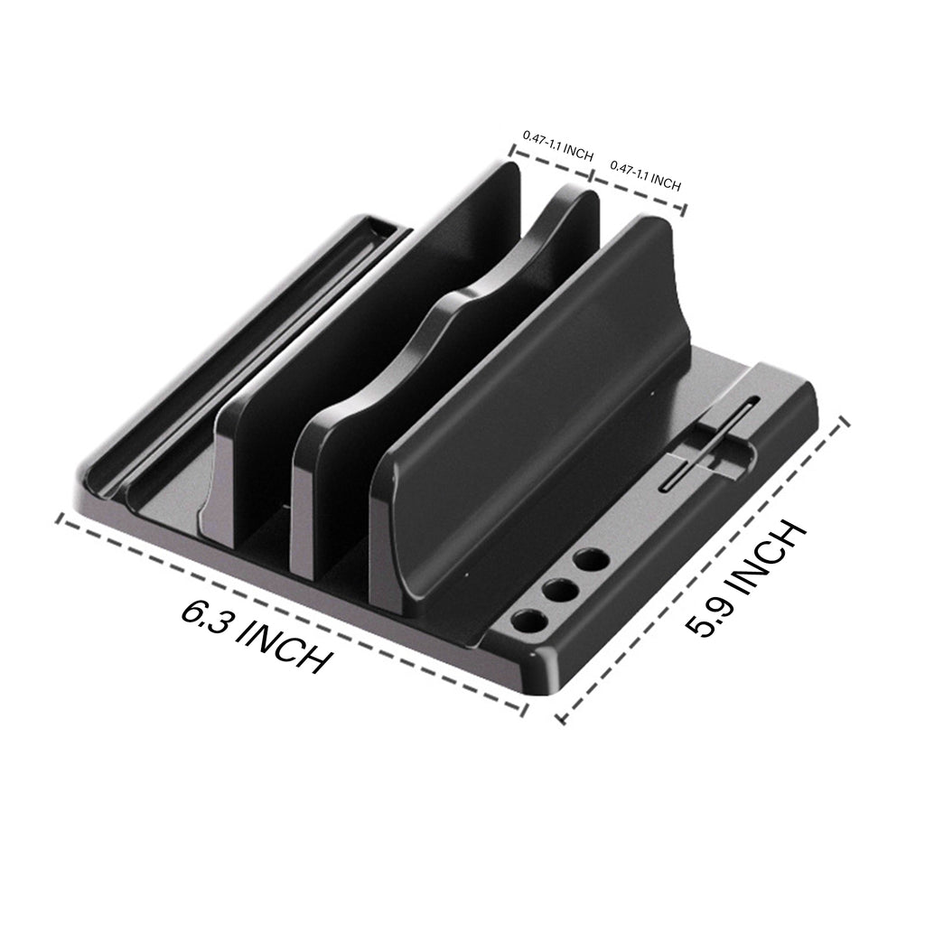 Vertical Laptop Stand Adjustable Dock