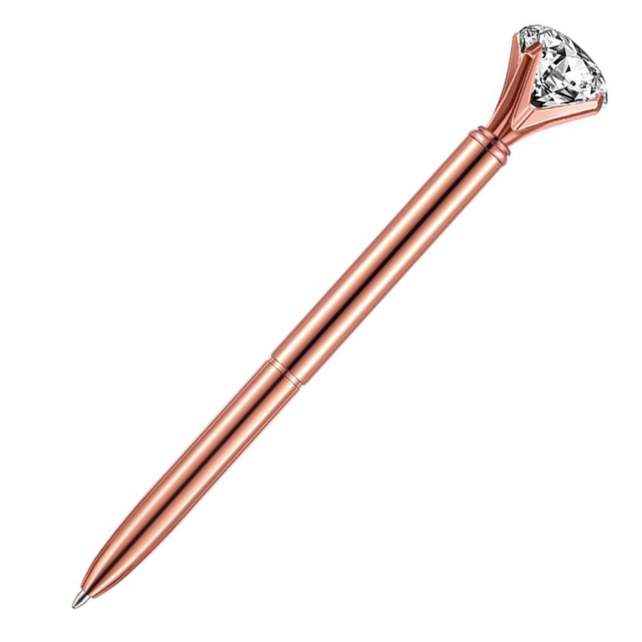 Fun Fancy Crystal Diamond Pen For Women Bling Metal Pens