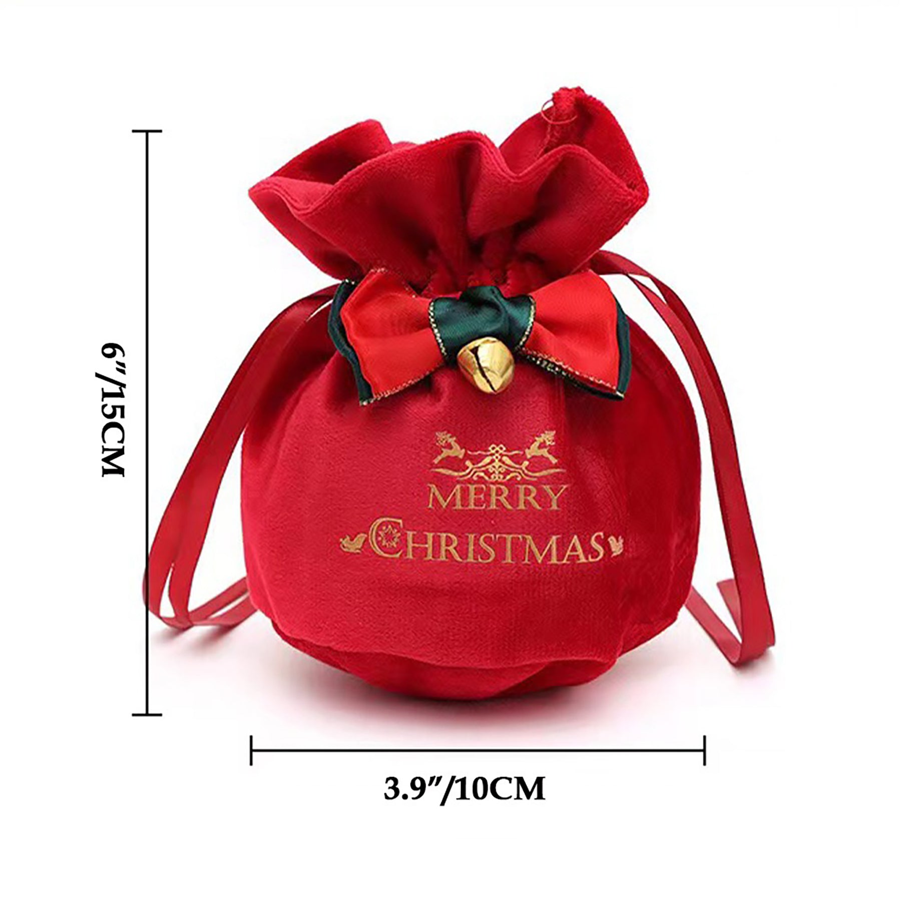 Drawstring Christmas Gift Bag