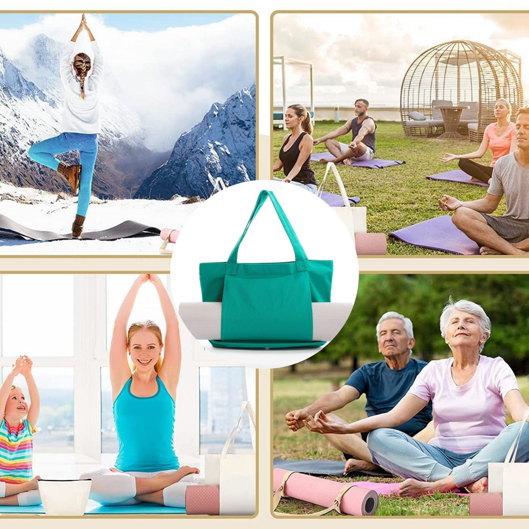Canvas Storage Bag For Yoga Mat
