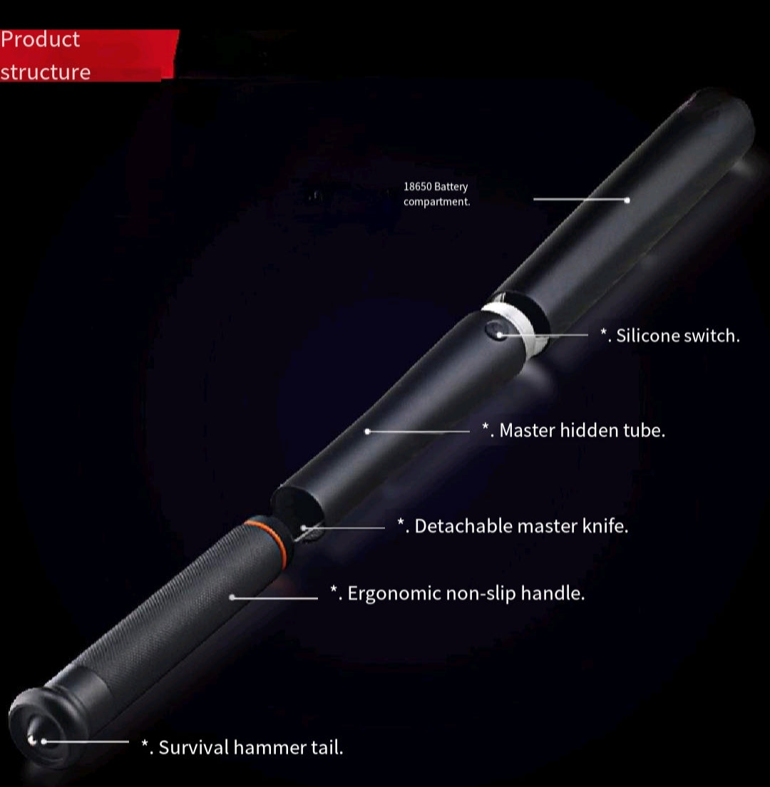Car Emergency Self Defense Flashlight Baton