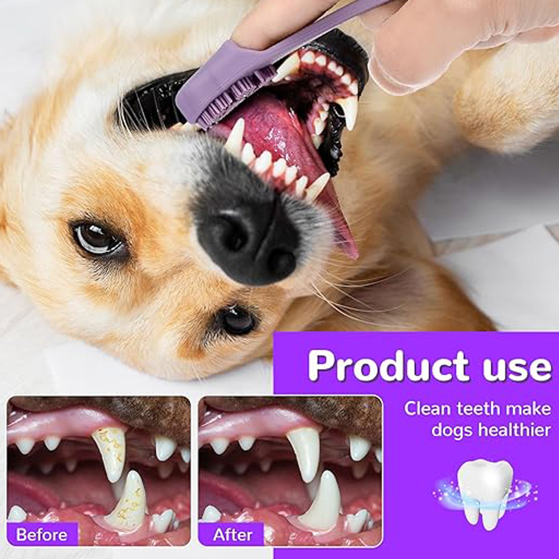 Silicone Pet Finger Toothbrush