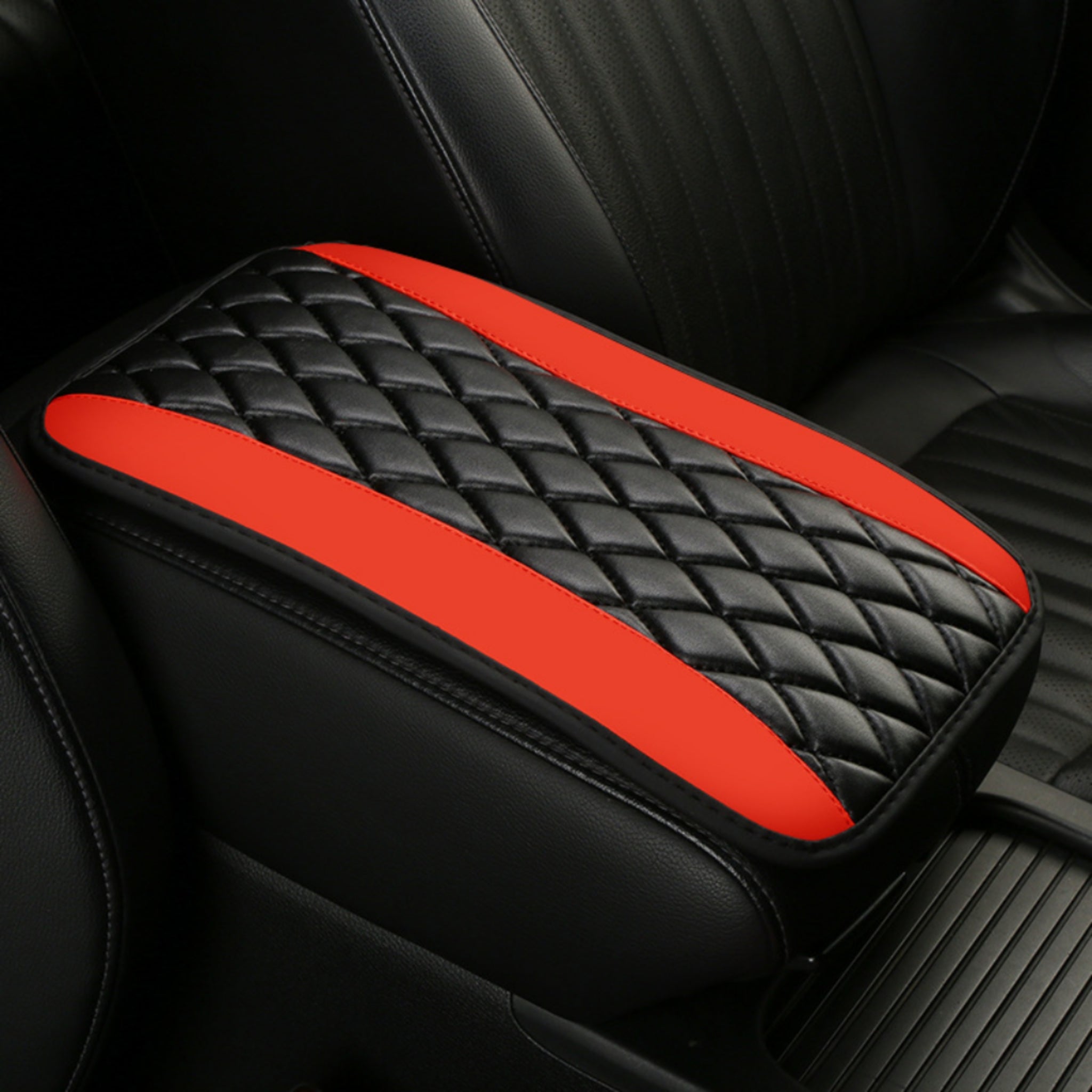 Console Top Pad Carbon Print Non Slip Ergonomic