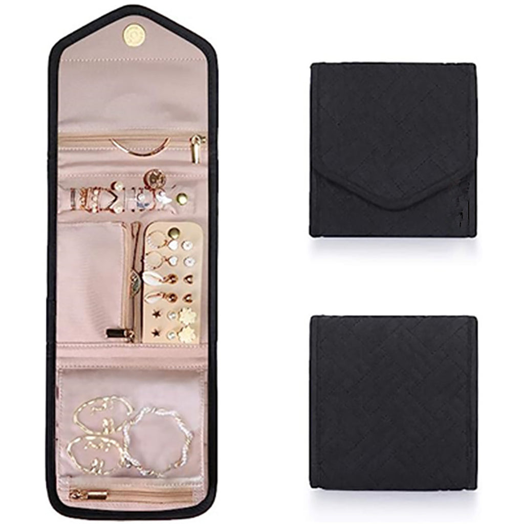 Travel Jewellery Organizer Roll Bag