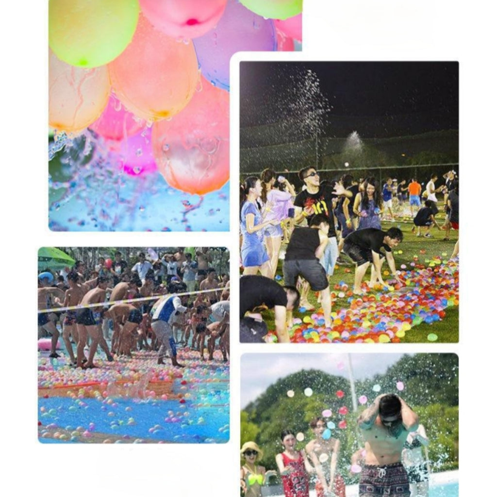 Self Sealing Water Balloons Fast Fill Splash Battle Toys