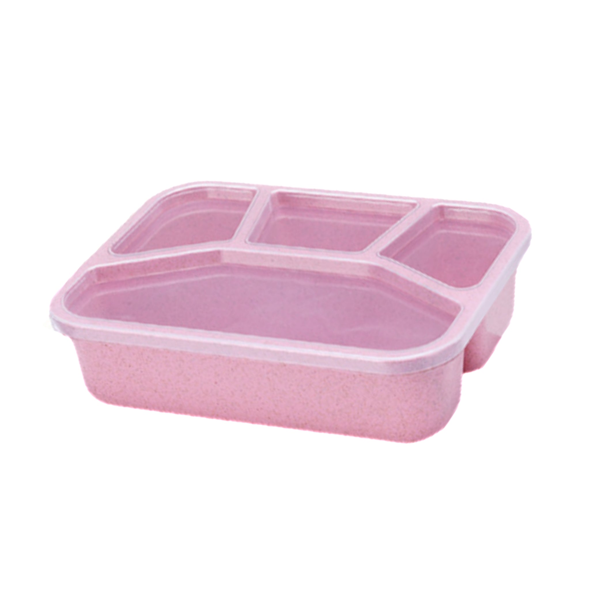 4 - Compartment Lunch Box Made Of Wheat Straw