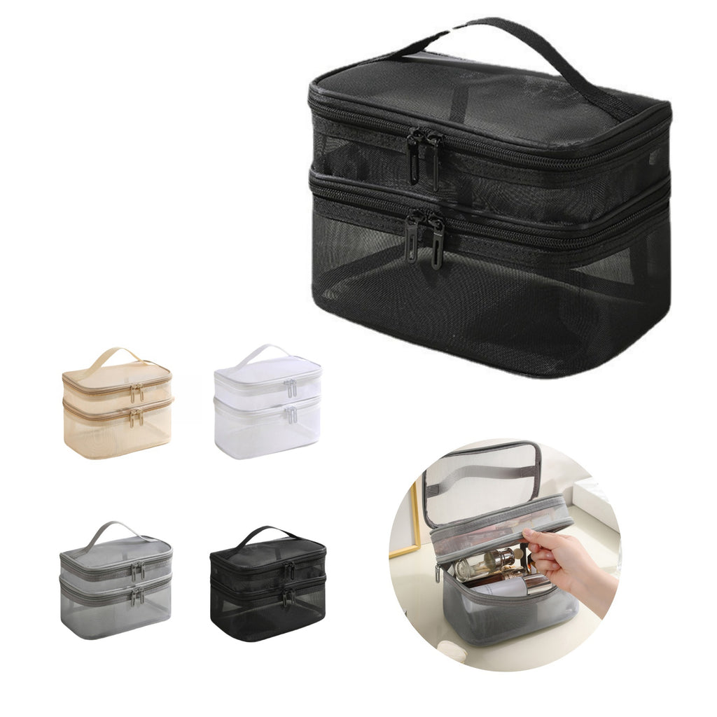 Mesh Cosmetic Organizer Bag