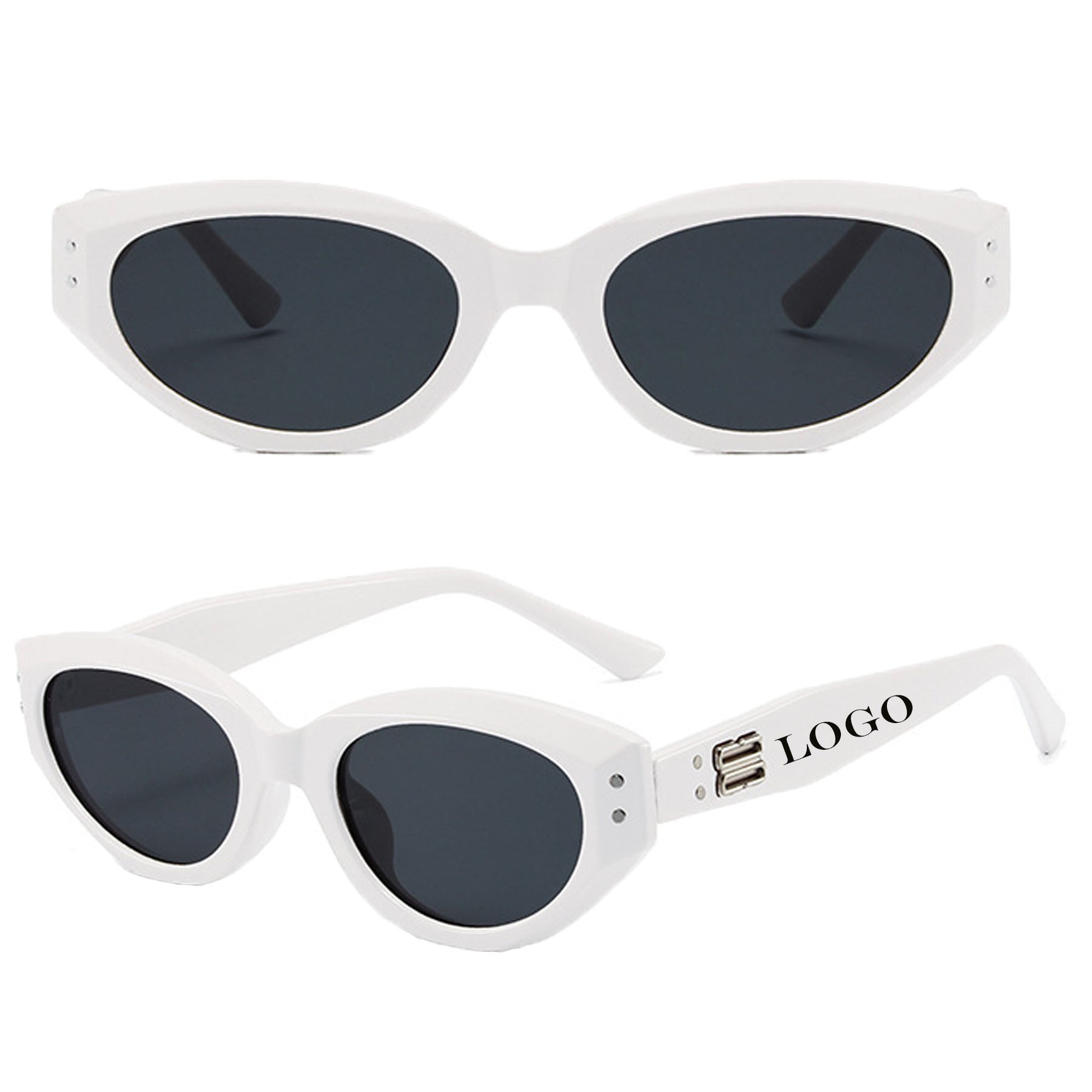 Fashion Oval Vintage Eye Sunglasses