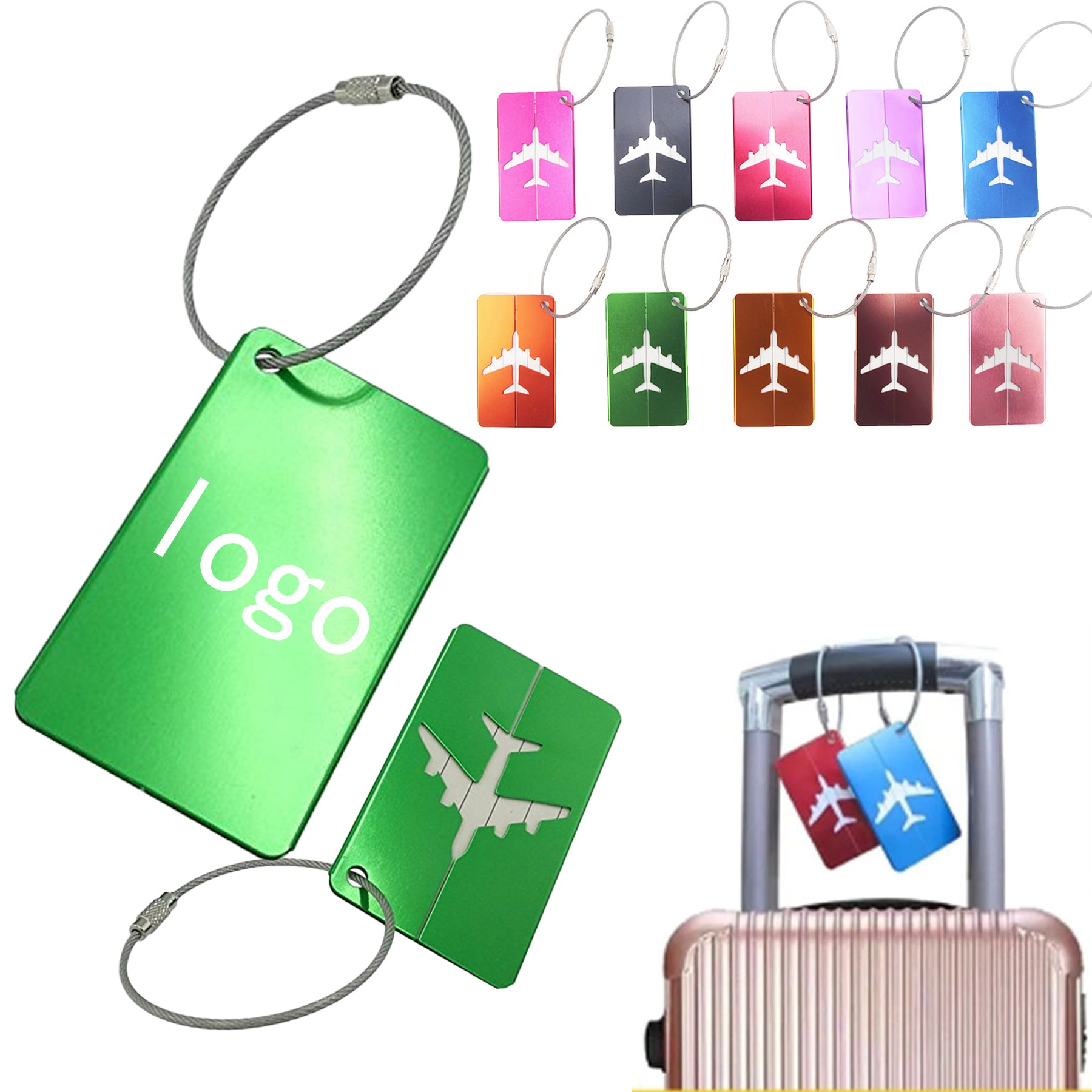 Metal Suitcase Tag