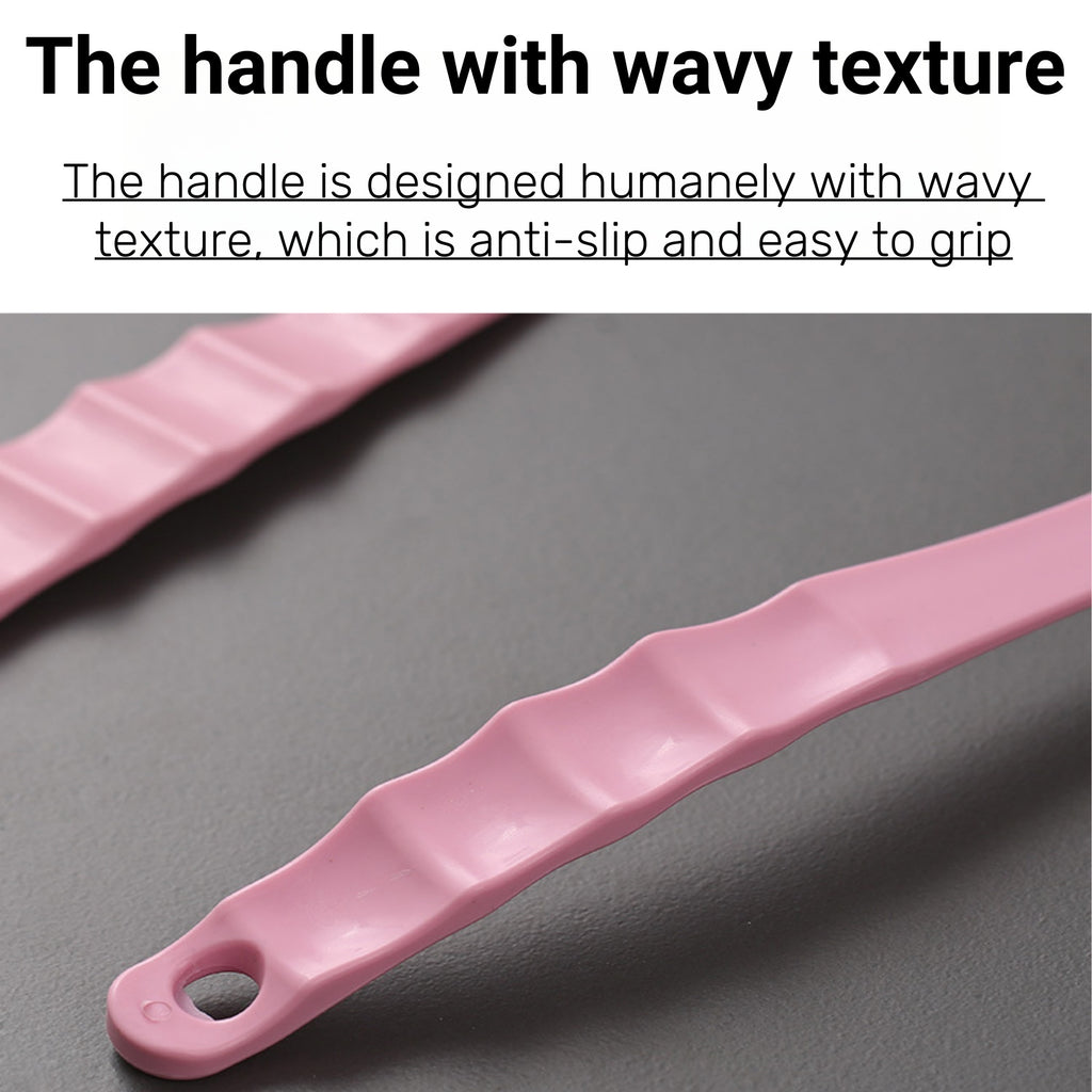 Long - Handled Soft - Bristle Bath Scrubber