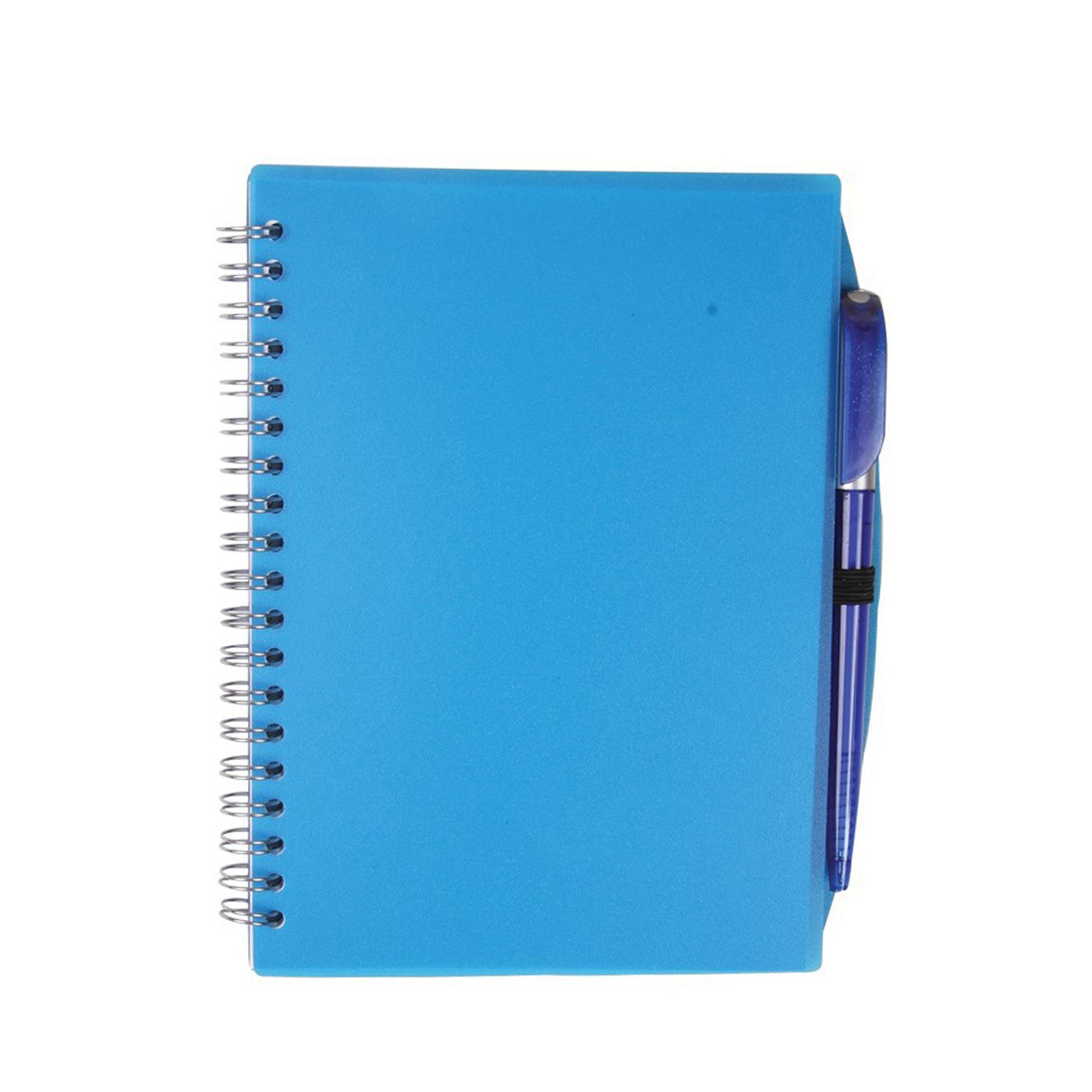 A5 PP Hardcover Spiral Notebook with Pen