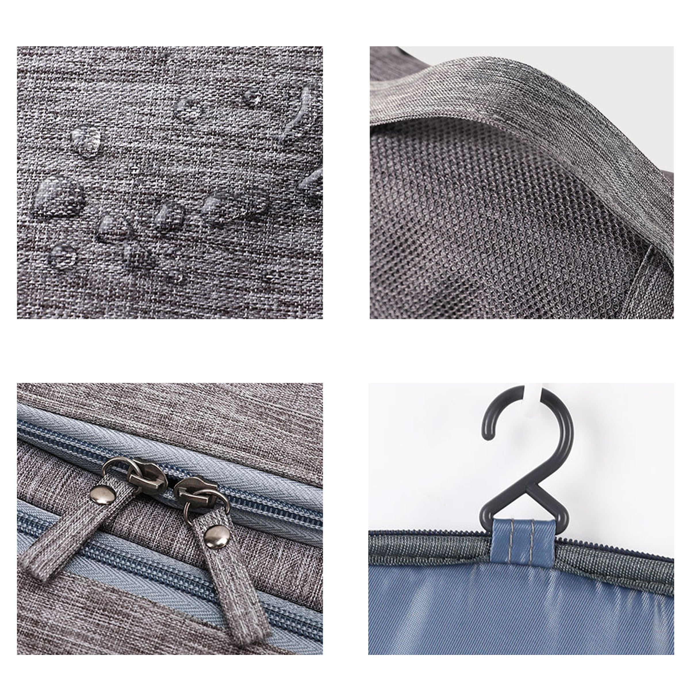 Portable Unisex Toiletry Bag for Hanging
