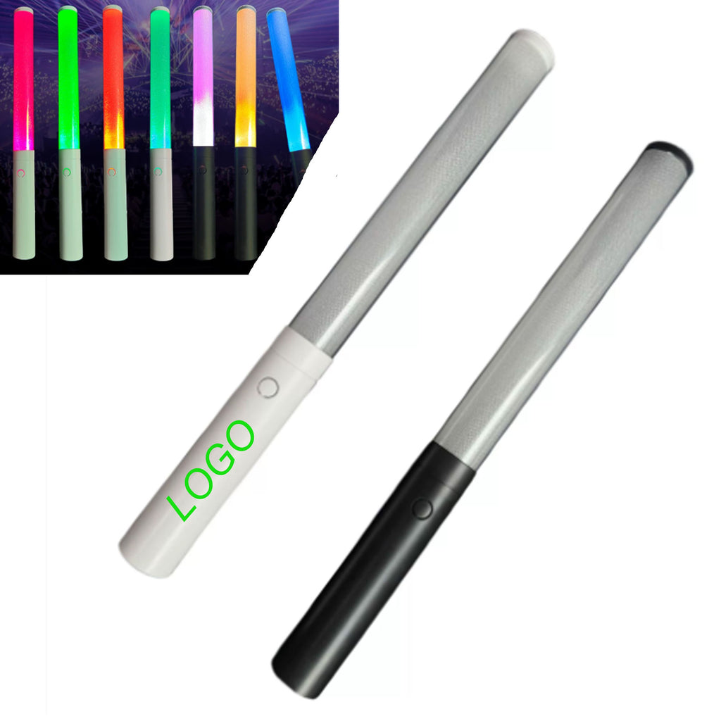 12.6" LED Glow Stick with Battery Flashing Cheer Prop