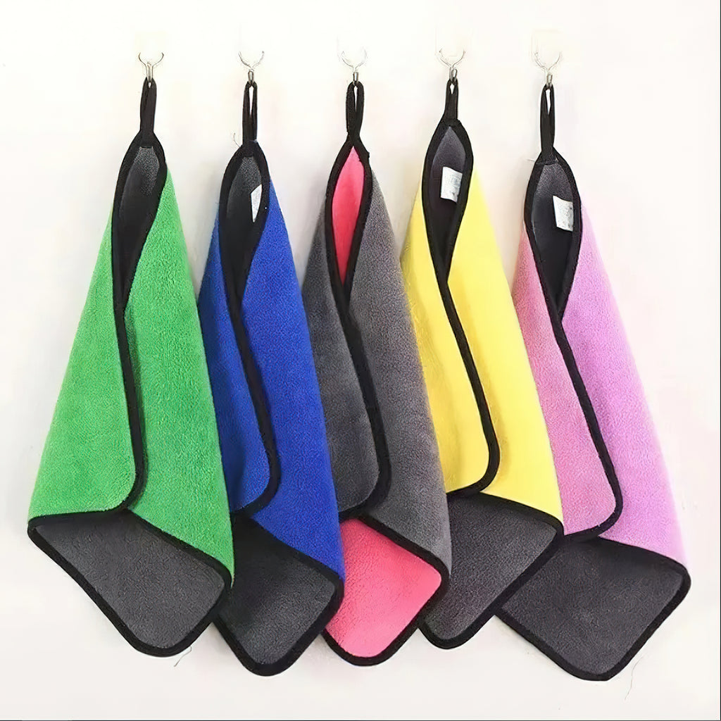 Automotive Microfiber Polishing Cloths Cleaning Cloths