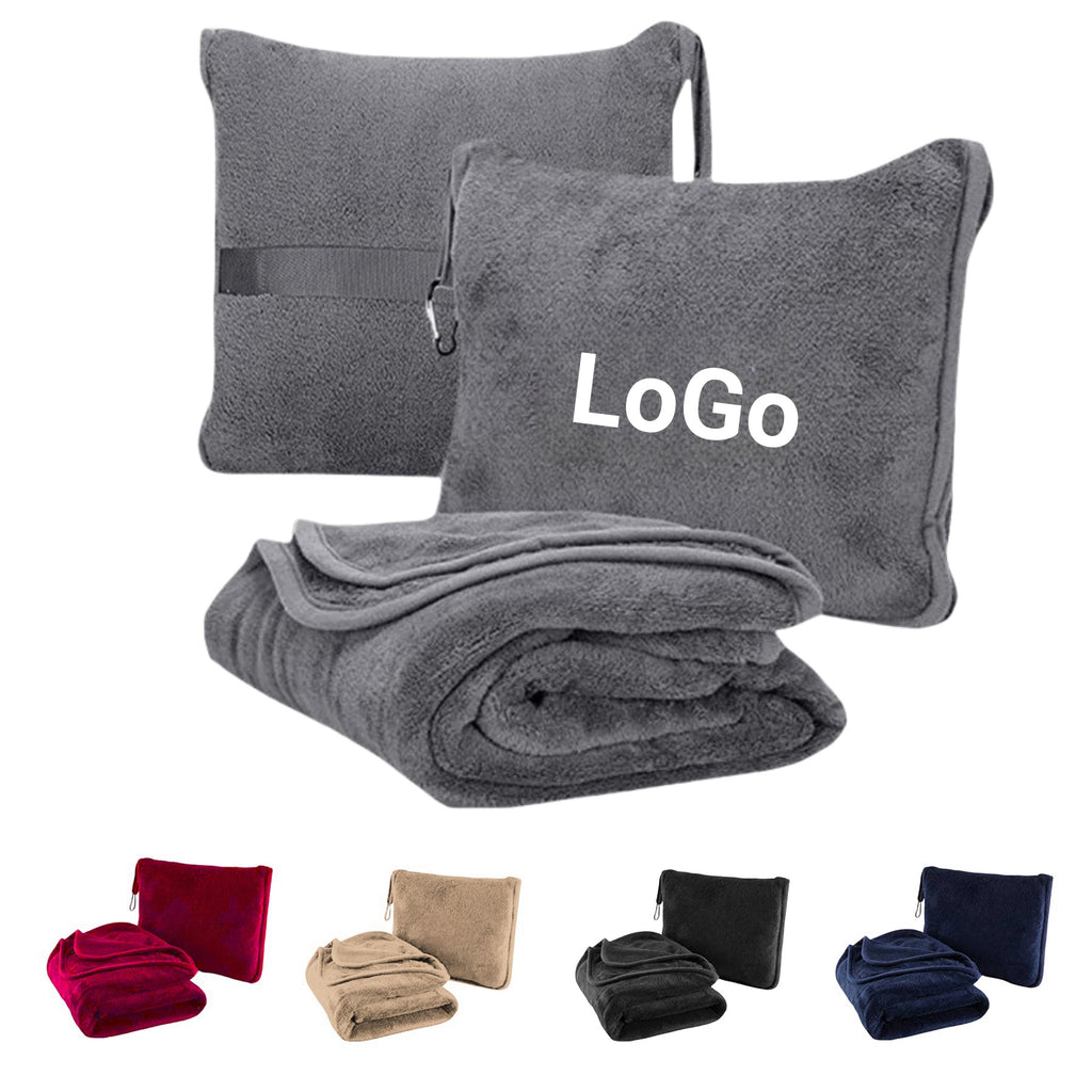 Portable 2 - in - 1 Multifunctional Cuddle Blanket