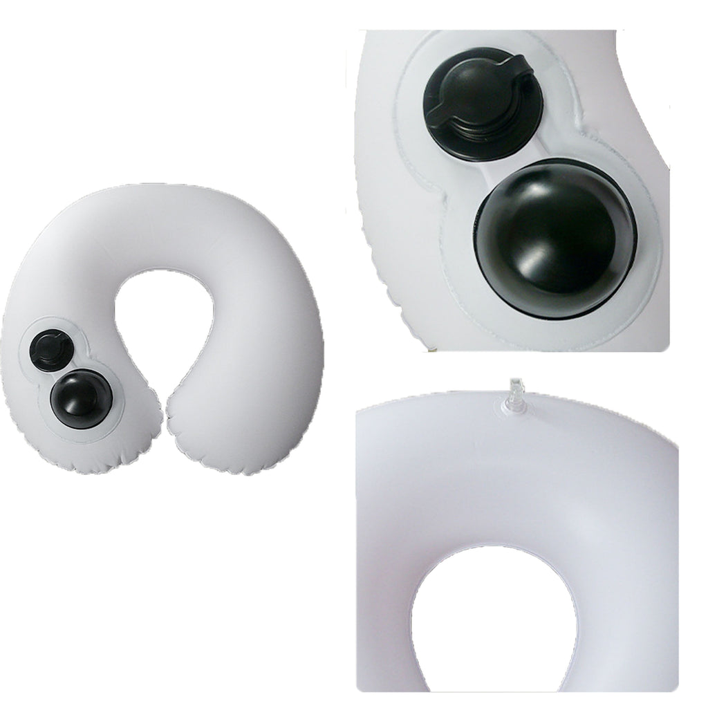 U-Shaped Portable Inflatable Neck Pillow