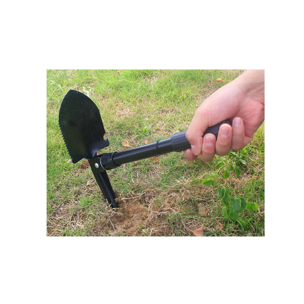 Multi Functional Folding Engineer Shovel/Pickaxe With Storage Bag