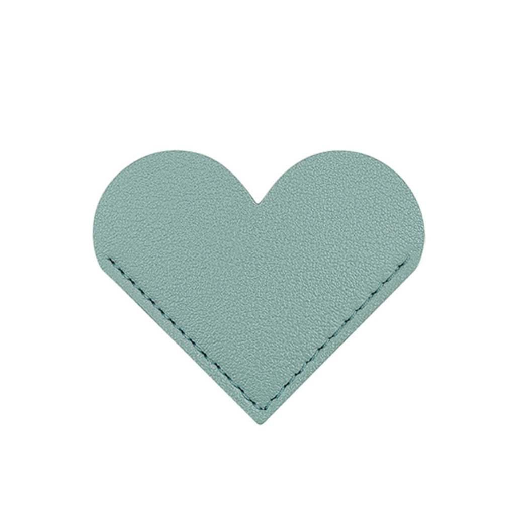 Heart Shaped Leather Bookmark