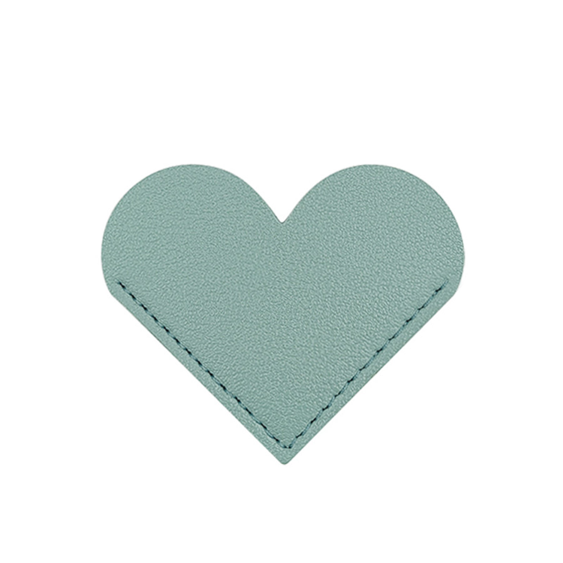 Heart Shaped Leather Bookmark