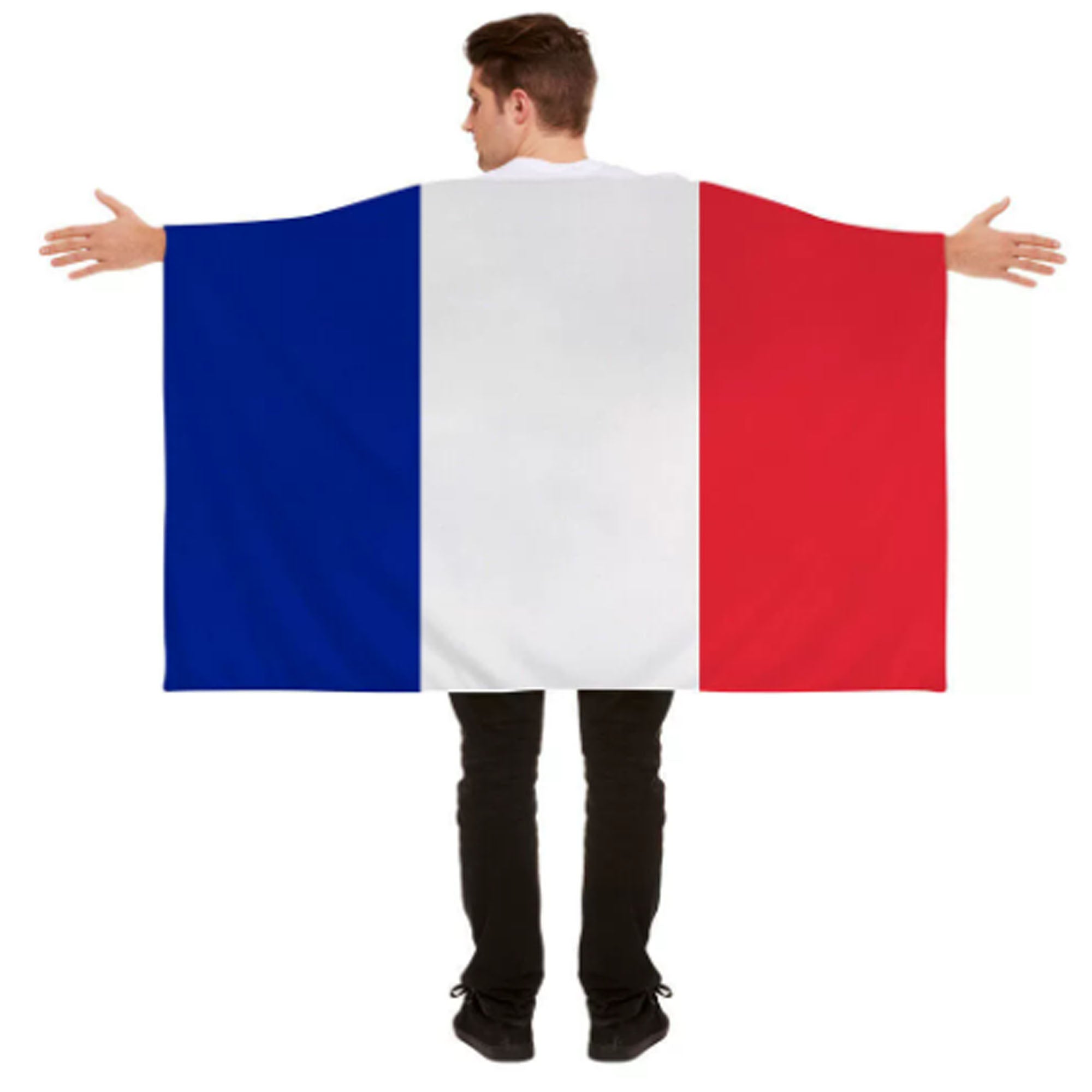 Custom World Cup Polyester Fan Cape National Flag Shawl