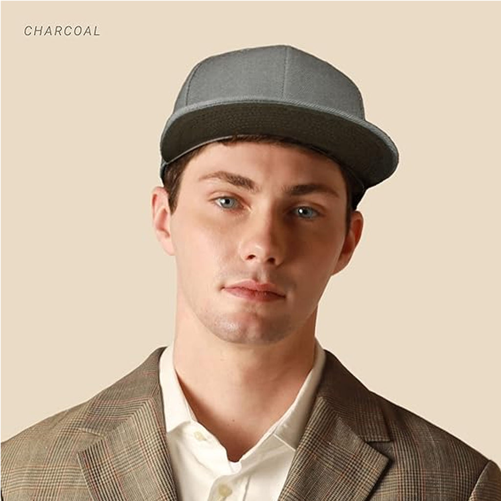 Adjustable Plain Sports Flat-Brim Hat