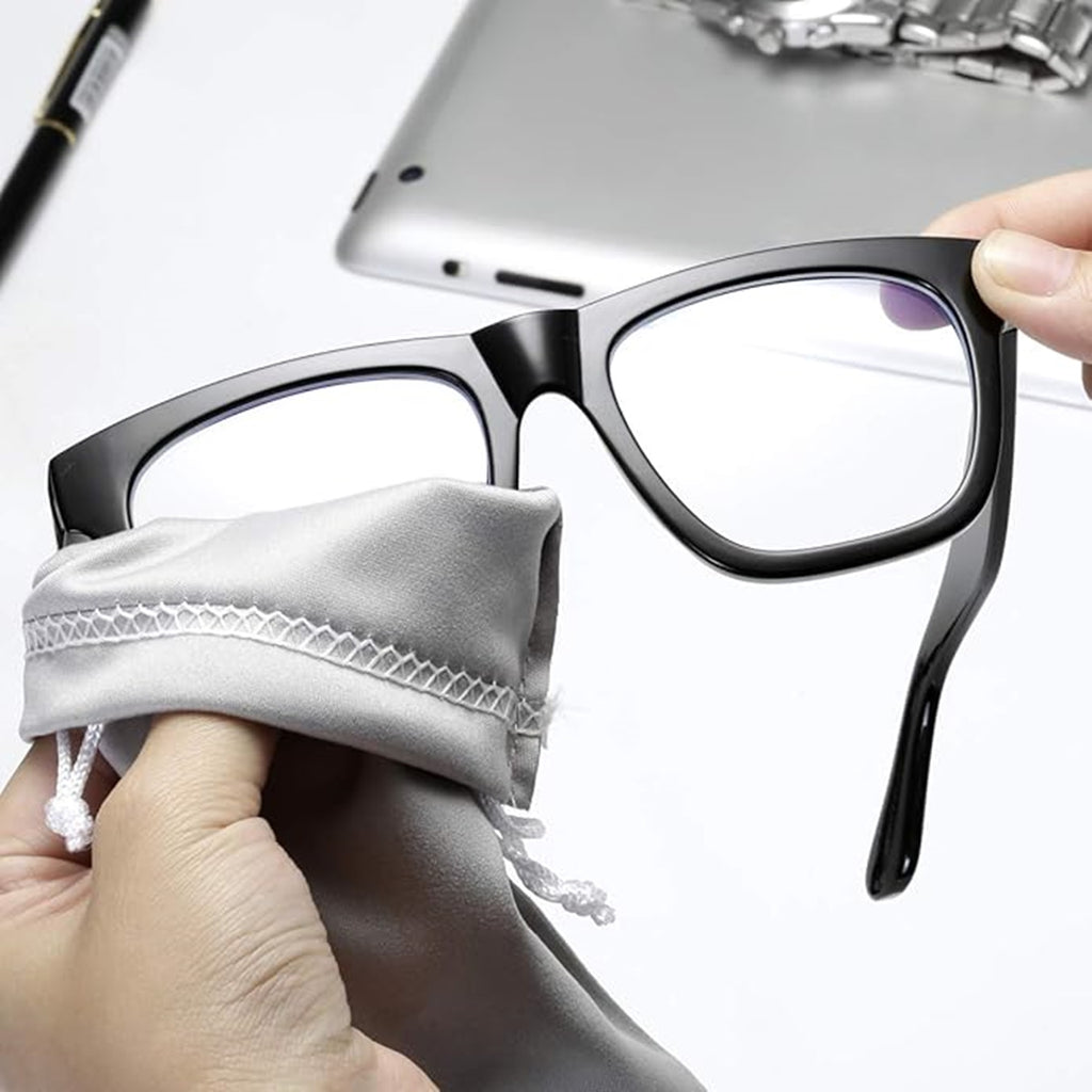 Microfiber Eyeglass Sunglasses Gadgets Cleaning & Storage Pouch
