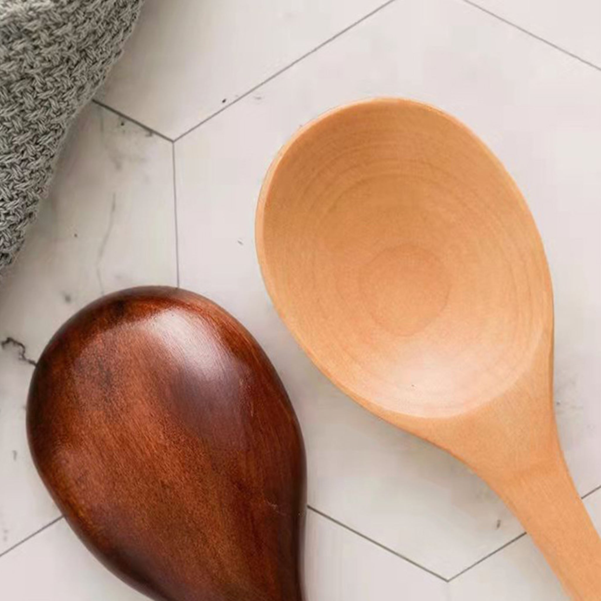 Long Handle Wooden Spoon