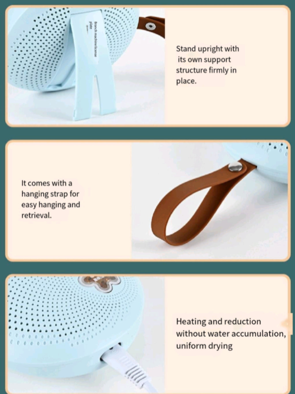 Mini Reusable Dehumidifier With Visible Water Tank