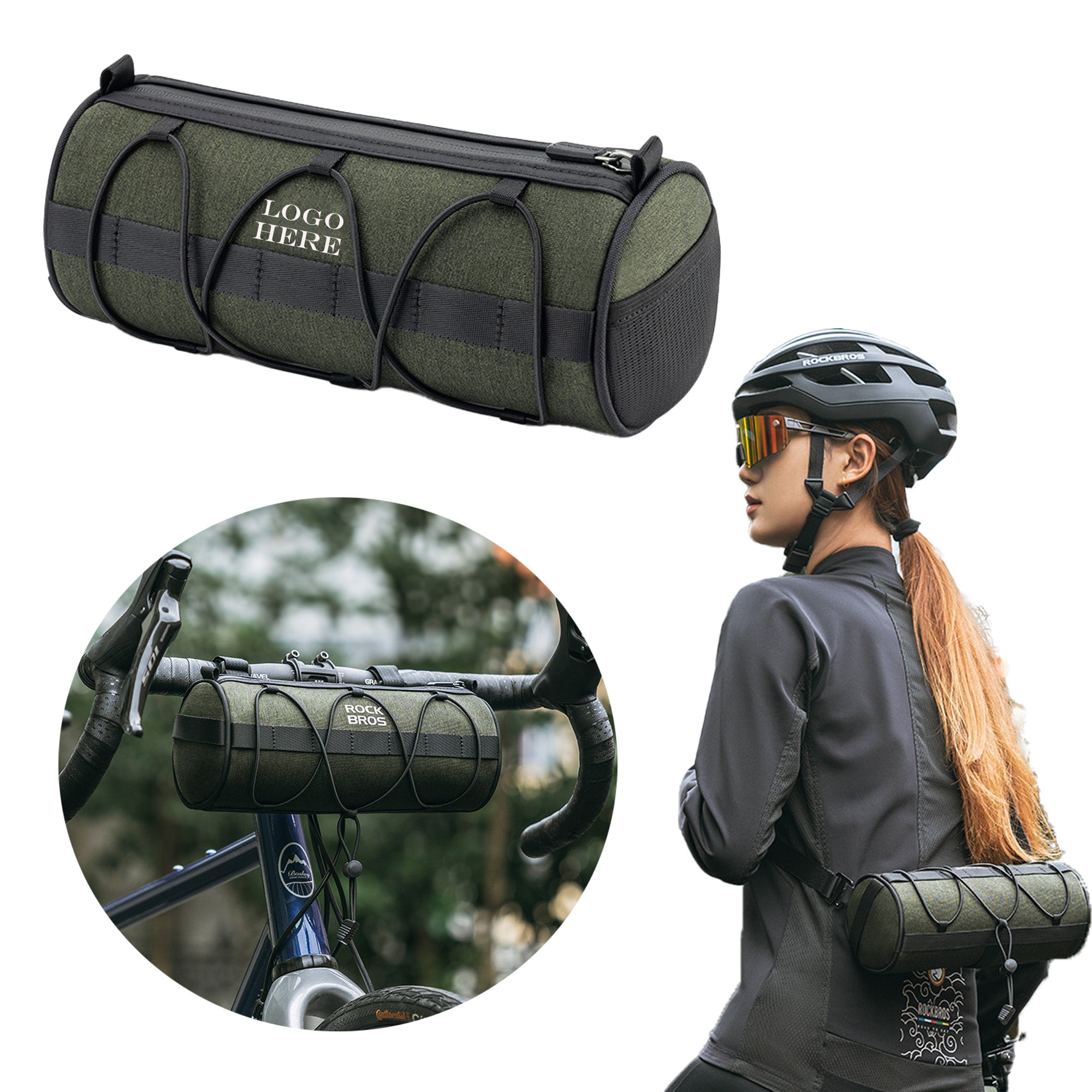 Bicycle Bag Cylinder Charter Front Bag