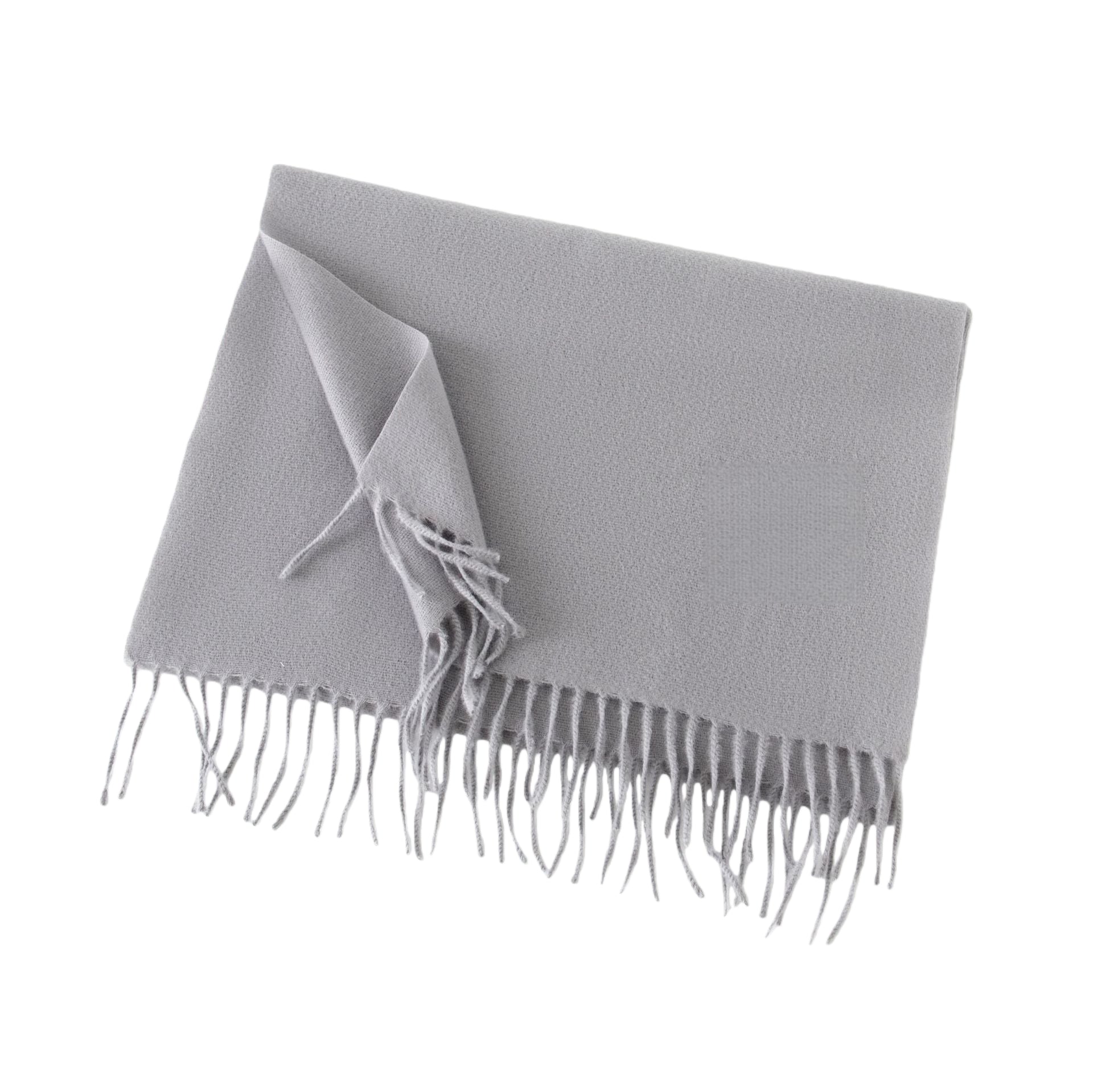 Warm Knitted Woven Scarf With Tassel