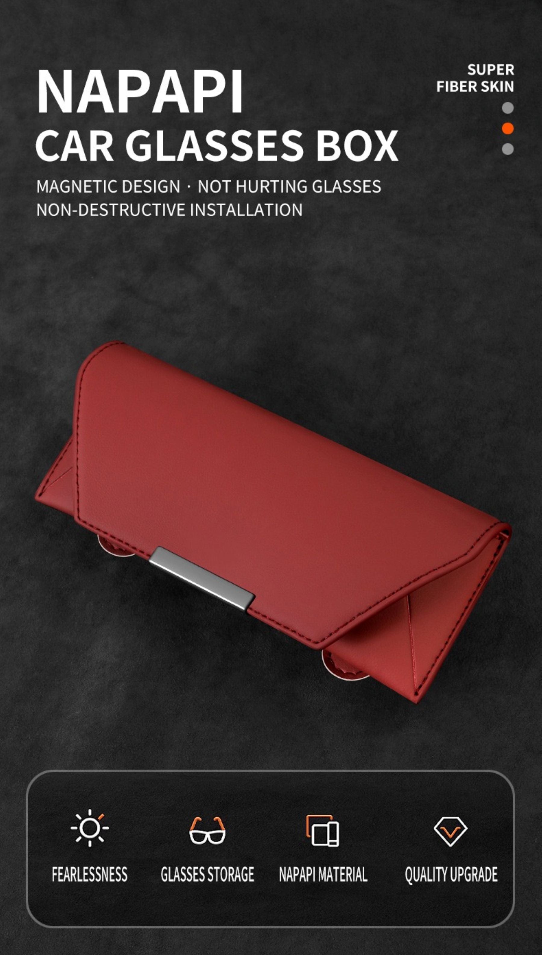 Car Storage Glasses Case