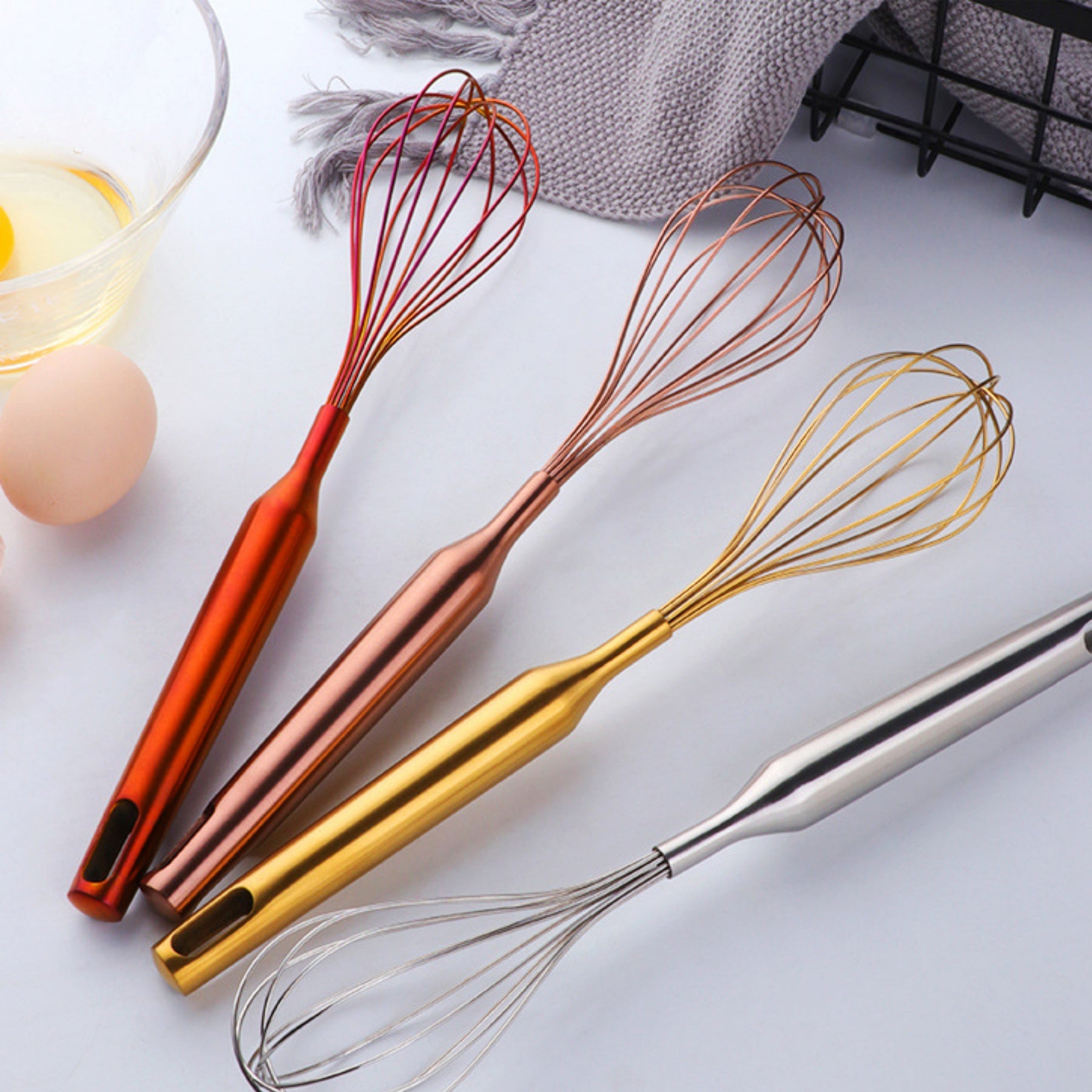 304 Stainless Steel Manual Egg Beater