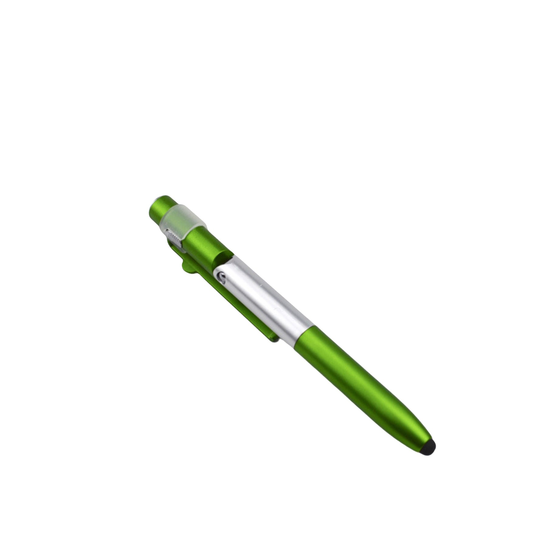 4-In-1 Abs Multifunctional Ballpoint Pen W/Led Light & Stylus & Phone Holder Stand