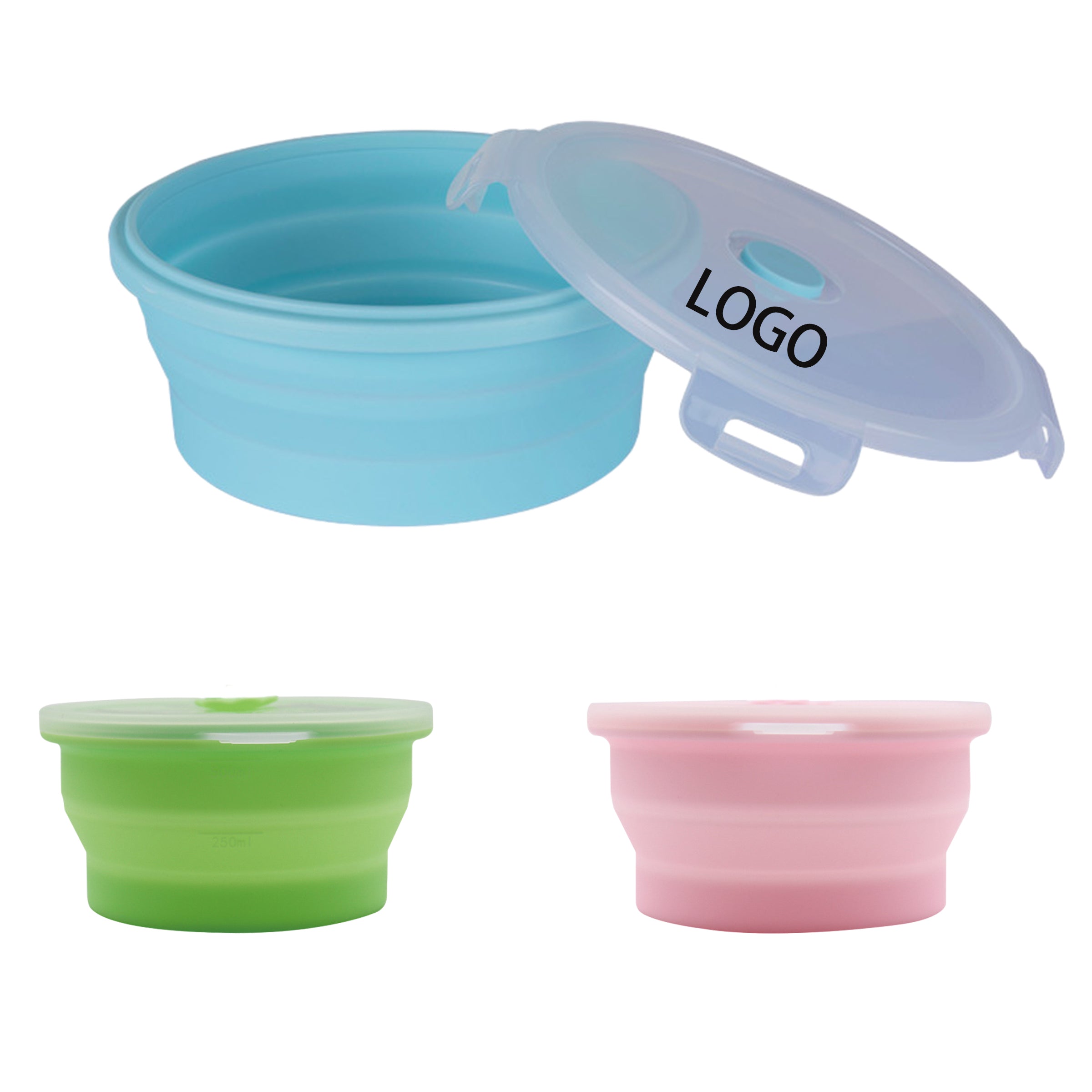 Collapsible Bowls With Lids