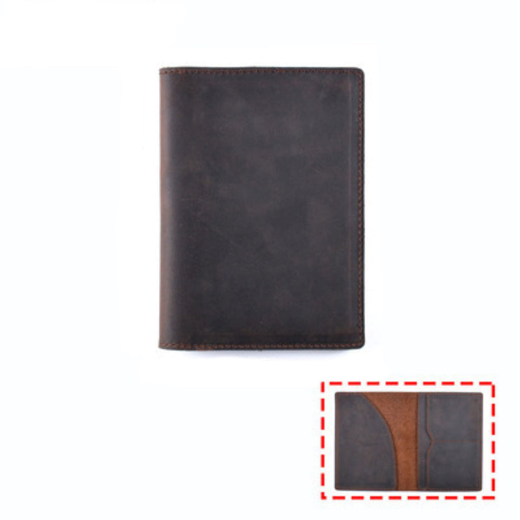 Cowhide Leather Passport Organizer Pouch