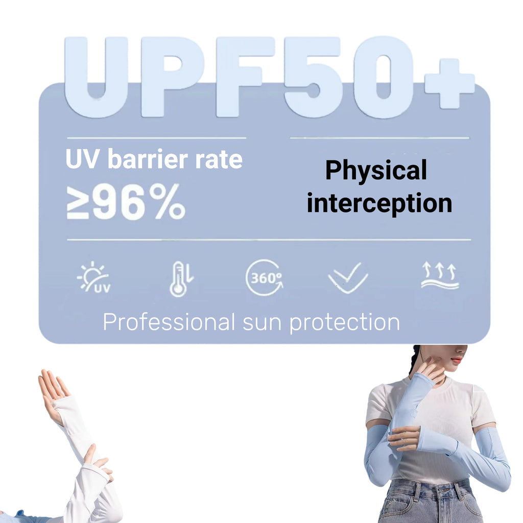 Ice Silk Sun Protection Arm Sleeves