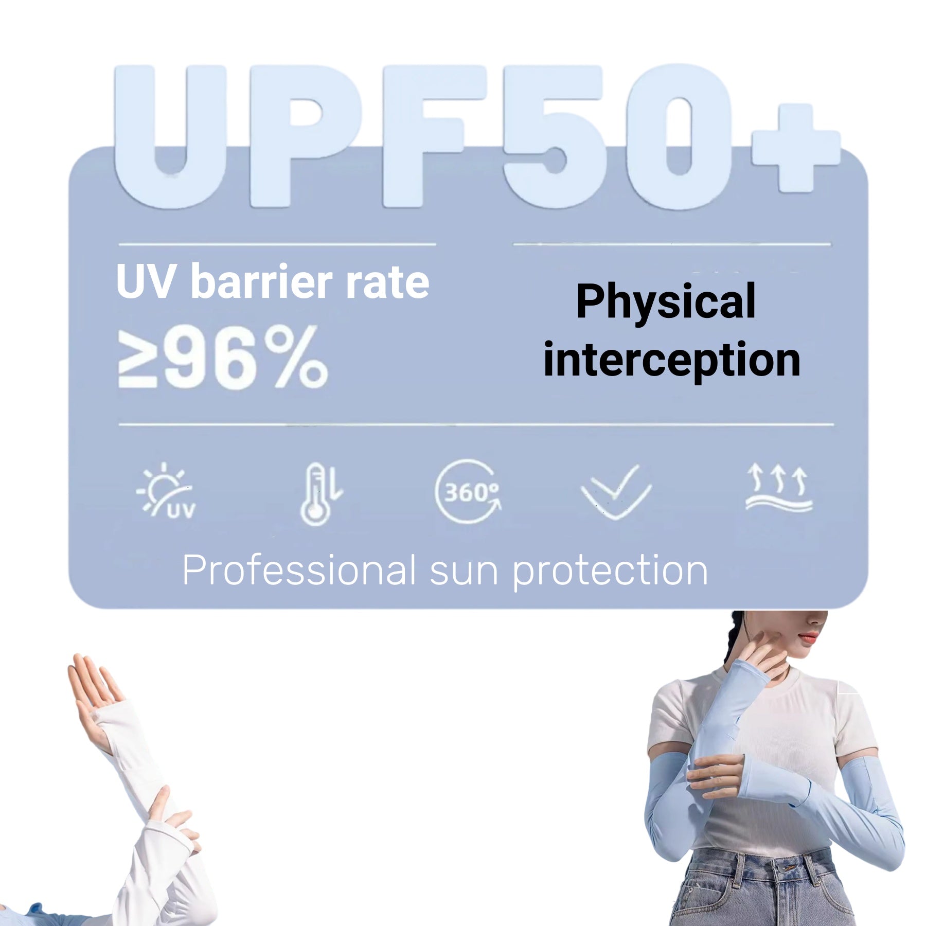 Ice Silk Sun Protection Arm Sleeves