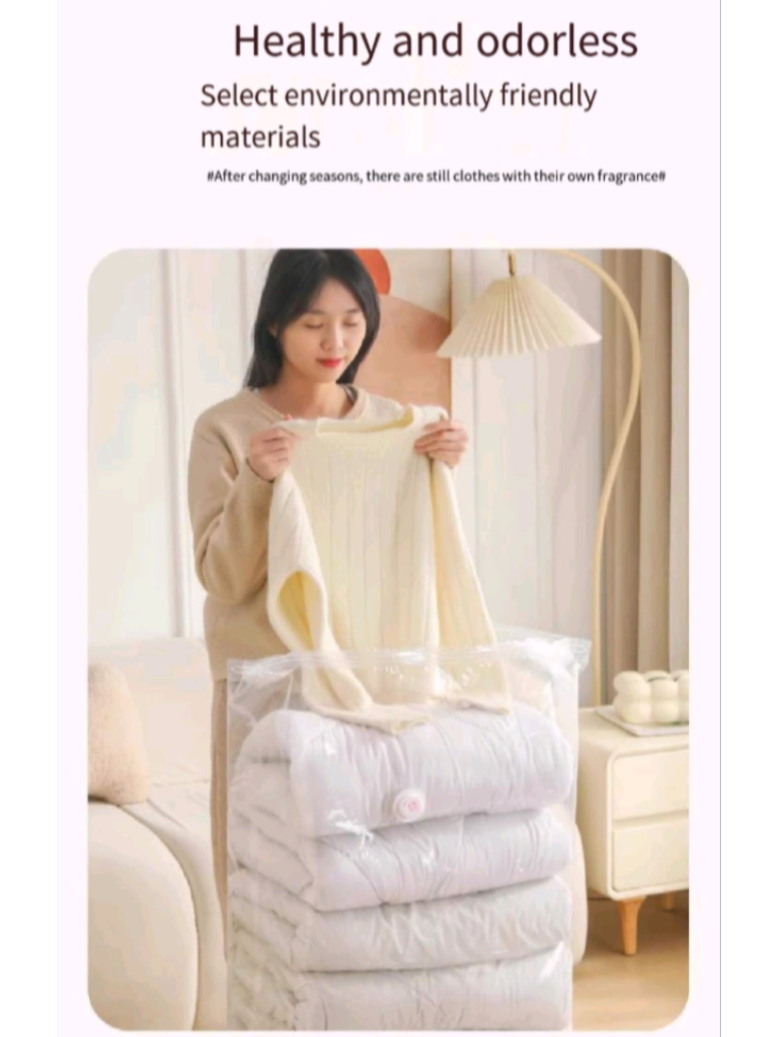 Vacuum Storage Bags For Clothes & Bedding