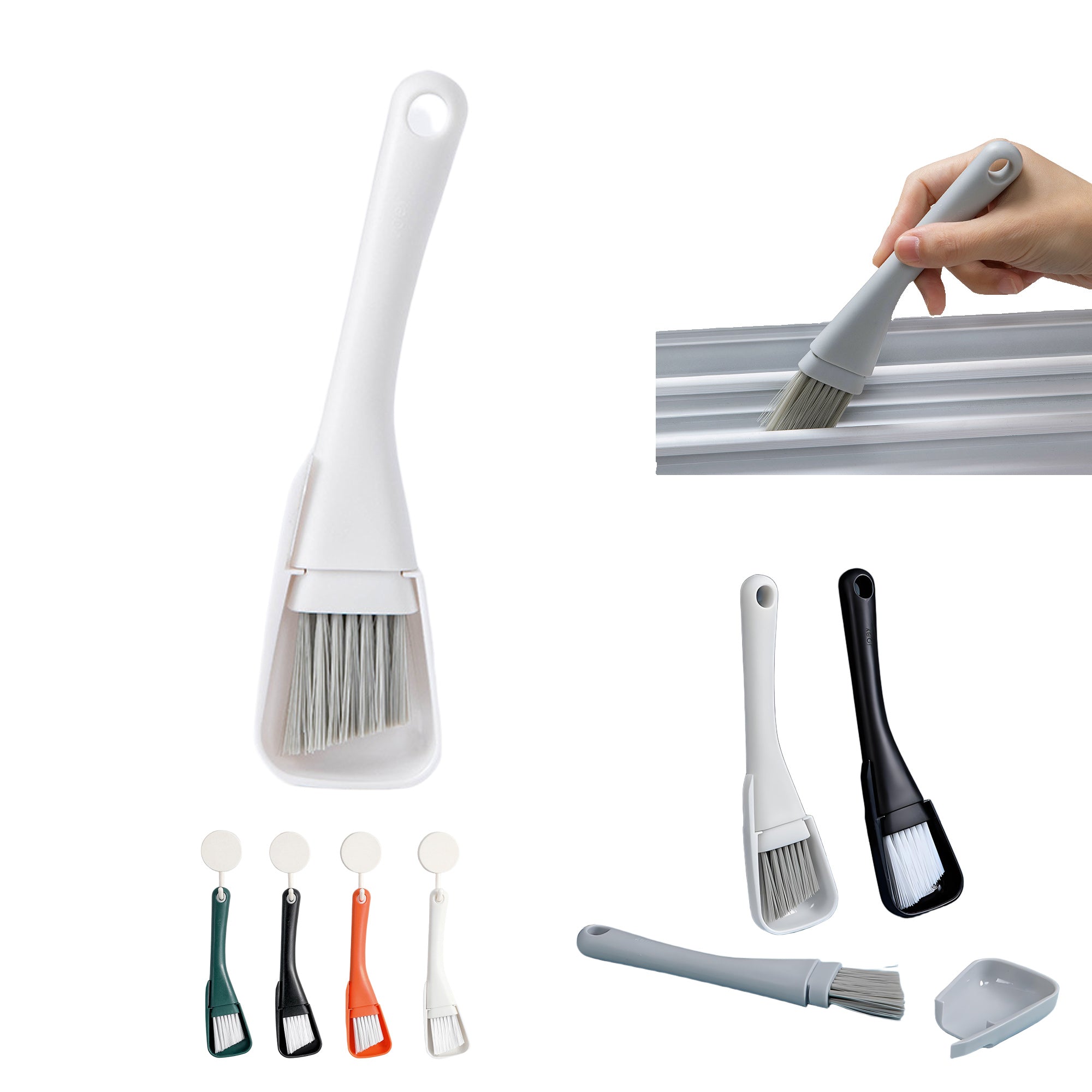 Window Groove Cleaning Brush-Narrow Space Scrubber Tool
