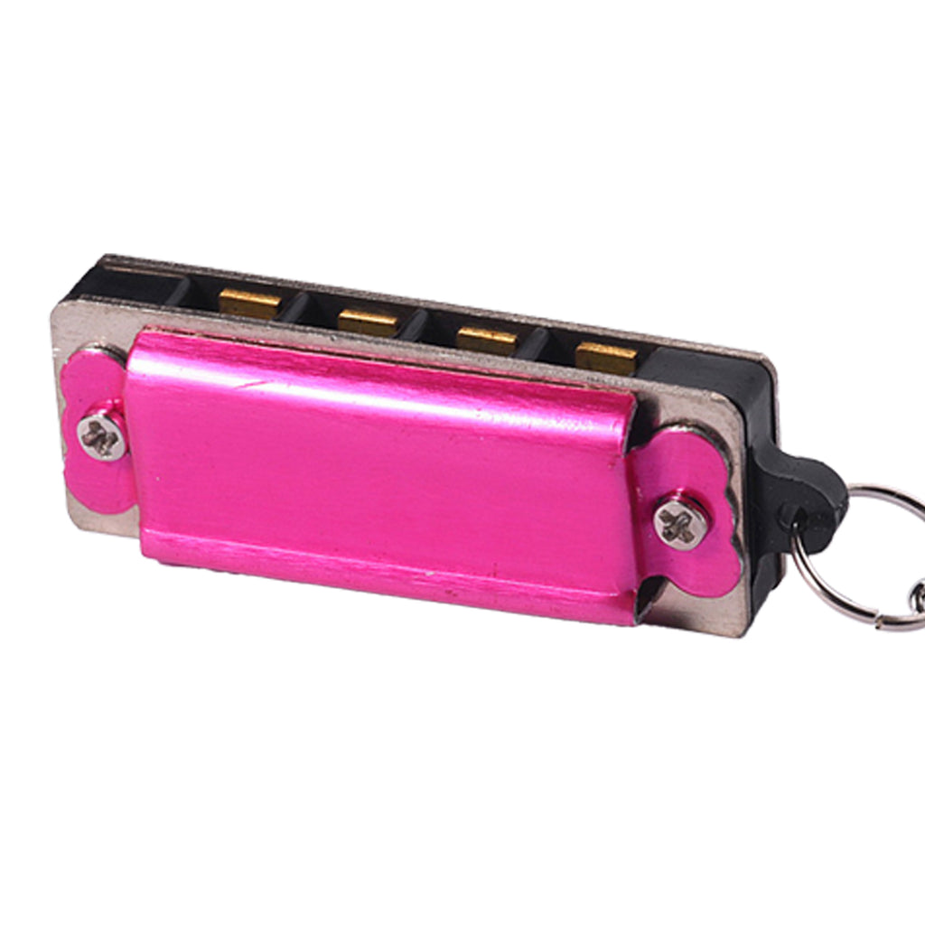 Mini Metal 4 Holes Harmonica Necklace