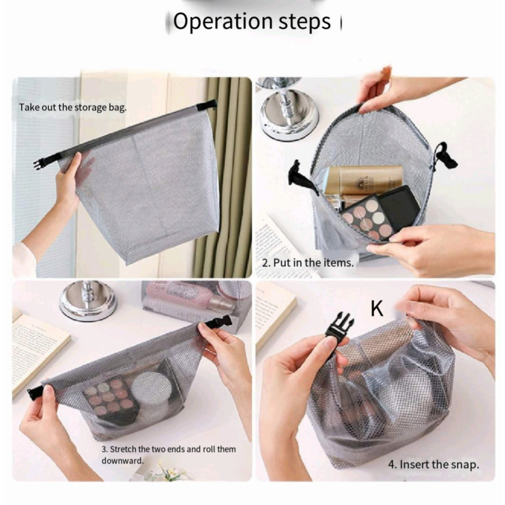 Waterproof Drawstring Pouch Large Capacity Travel Gym Swim