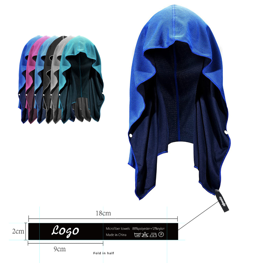 U-shaped Hoodie Cooling Towel