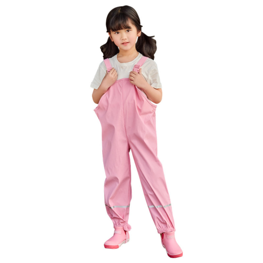 2T - 5T Kids Waterproof Overalls With Reflective Strips