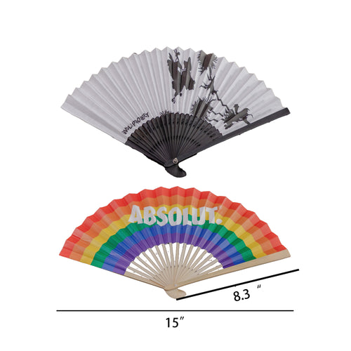 Bamboo Folding Paper Fan