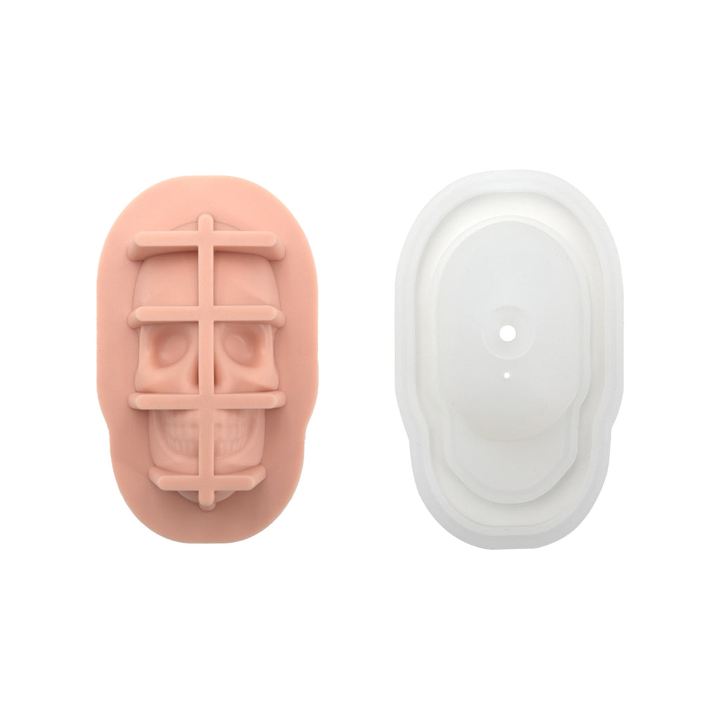 Skull-Shaped Ice Block Mold