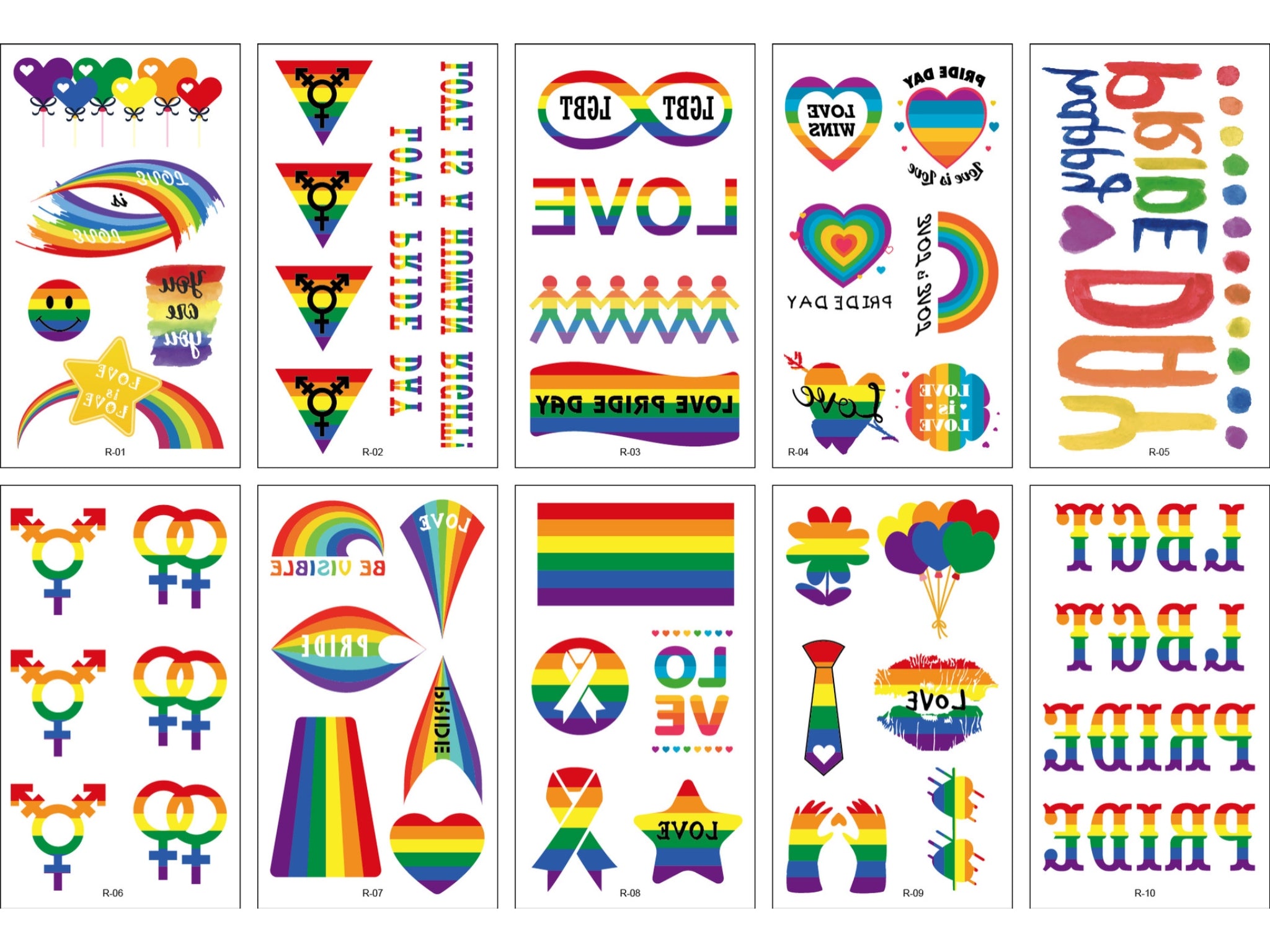 Diverse Themes Temporary Tattoo Stickers