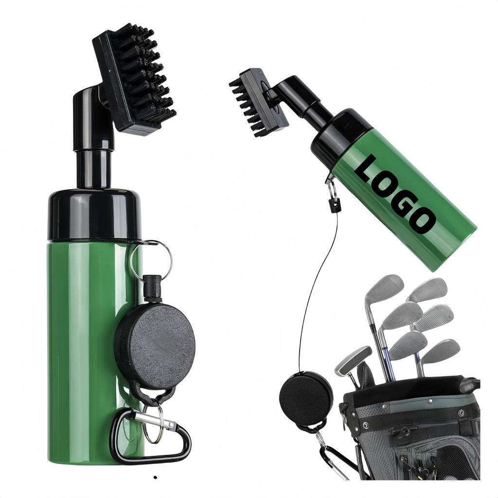 Push Type Golf Club Cleaning Brush