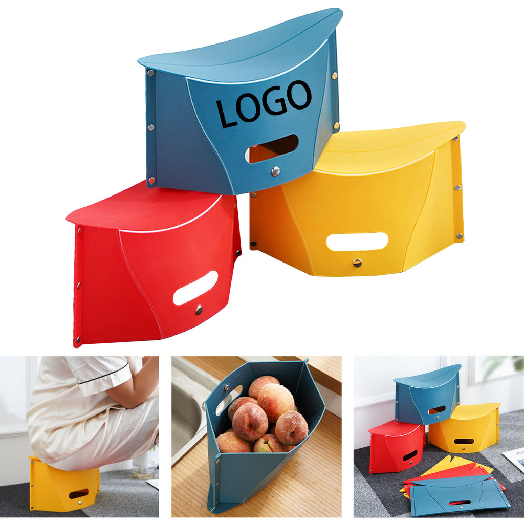 Carrying Basket And Stool 2-In-1 With Card Folding Design
