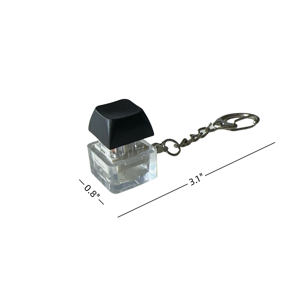 Lighted Stress Relieving Button Keychain