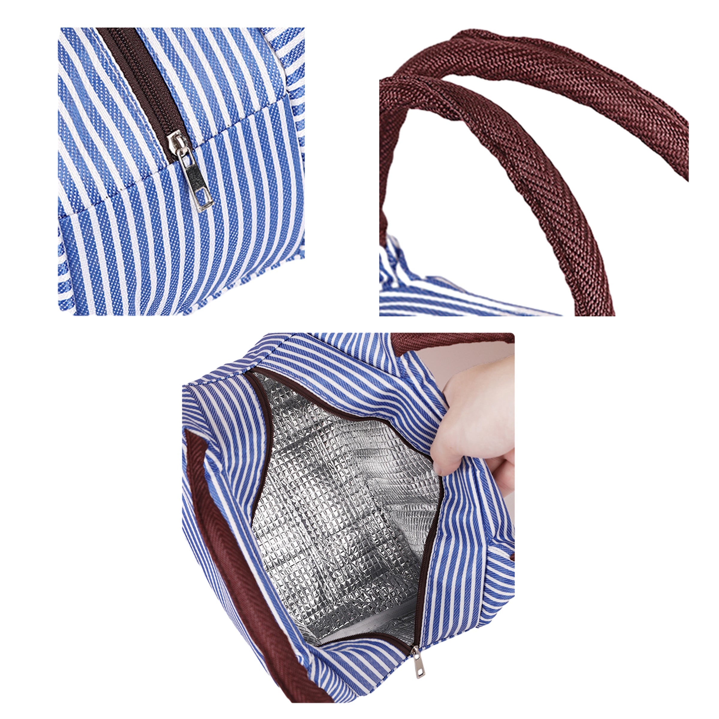 Lunch Tote Bag with Zipper